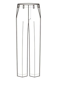 縞ズボン　イラスト　フロント