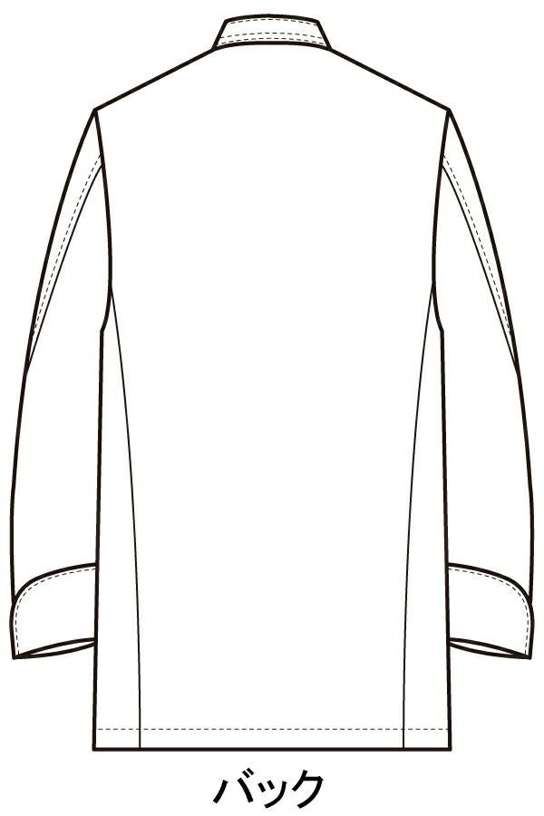 コックコート　イラスト　バック