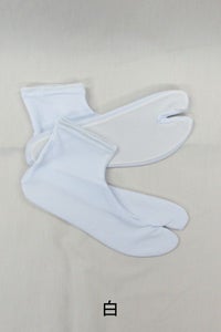 ストレッチ足袋【滑り止め付き】　白