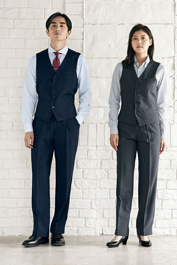 ワンタッチ裾上げパンツ 男女兼用　べスト