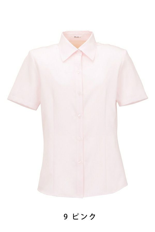 ブラウス半袖　ピンク