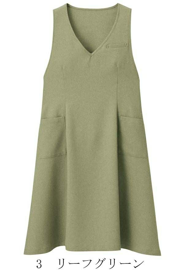ラップドレス　リーフグリーン