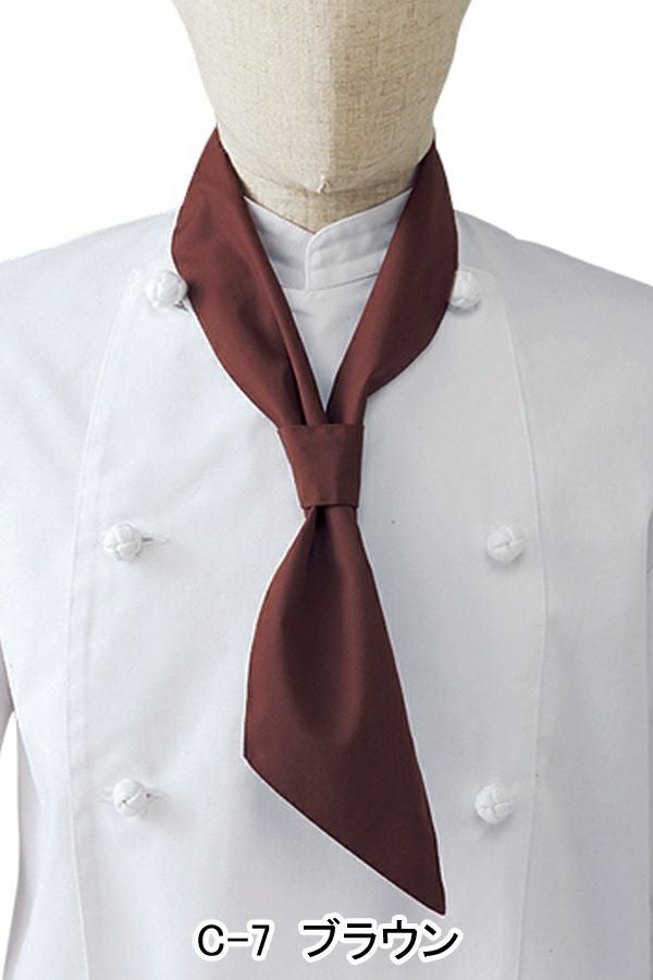 イージースカーフタイ　ブラウン
