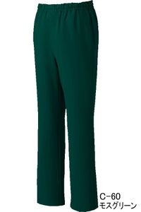 スクラブパンツ　モスグリーン