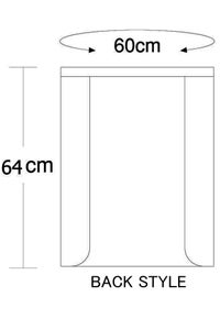 和柄　前掛けサイズ表