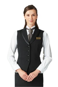 女性衿付きべスト　ＵＰ