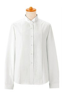 女性ピンタックシャツ（ループ付） 置き取り