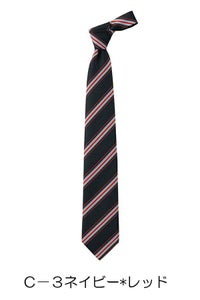 ネクタイ　ネイビー×レッド