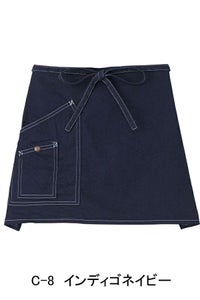 Lee　ショートエプロン　インディゴネイビー