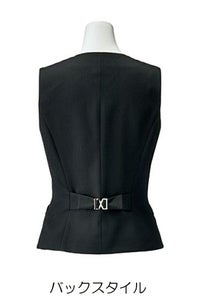 ベスト（ミニヘリンボーン）　バックスタイル