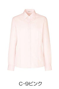 ブラウス長袖　ピンク