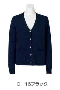 ライトカーディガン　ブラック