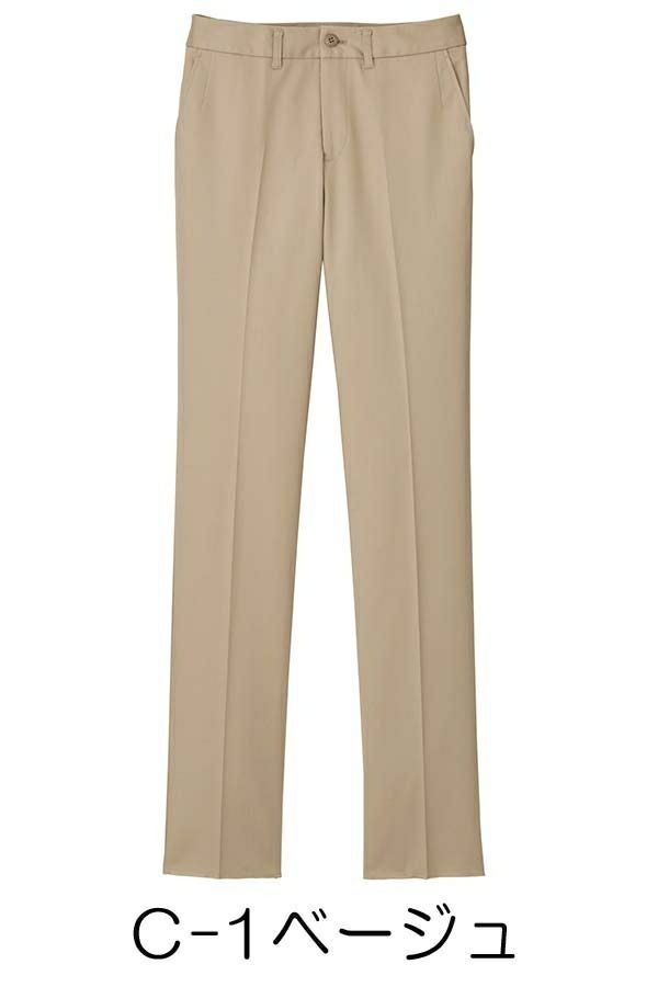 ノータック女性ストレッチチノパン　ベージュ