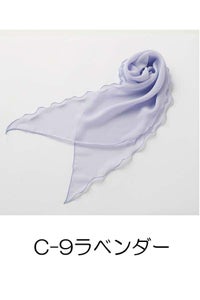 スカーフ　ラベンダー
