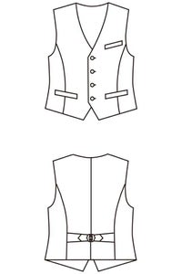 男性ベスト　イラスト