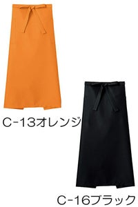 ソムリエエプロン　オレンジ　ブラック