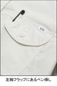 女性シャンブレーシャツ長袖　ポケット