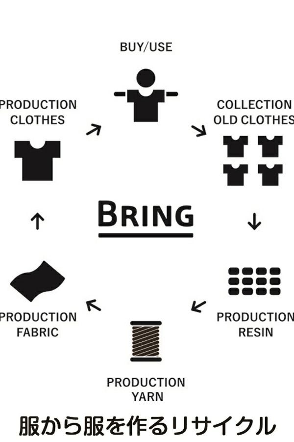 メンズハイネックカットソー長袖　BRING