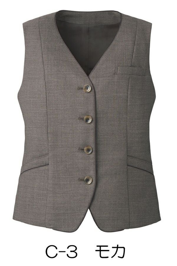 べスト（無地）　モカ