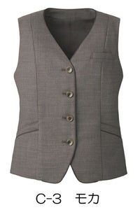 べスト（無地）　モカ
