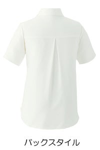 ブラウス半袖　バックスタイル