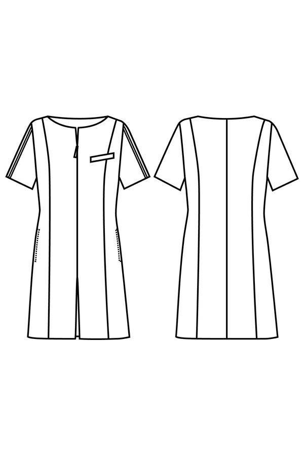 ジャケット半袖　イラスト