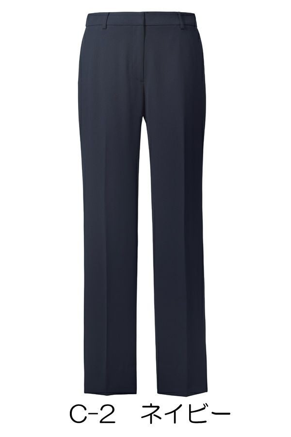 ストレートパンツ　ネイビー
