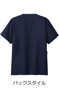 メンズジップスクラブ　バックスタイル
