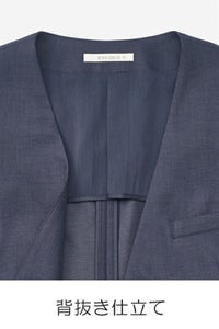 春夏用ジャケット七分袖　背抜き