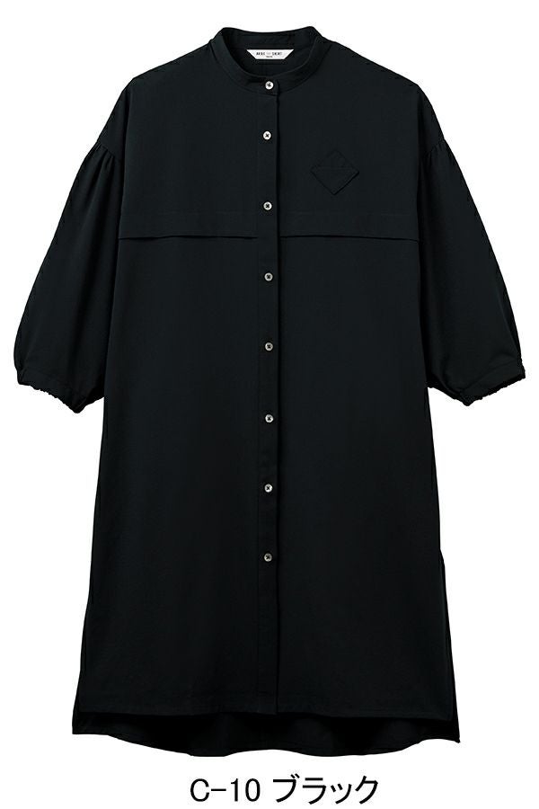 ロングシャツ　ブラック