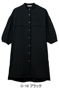 ロングシャツ　ブラック