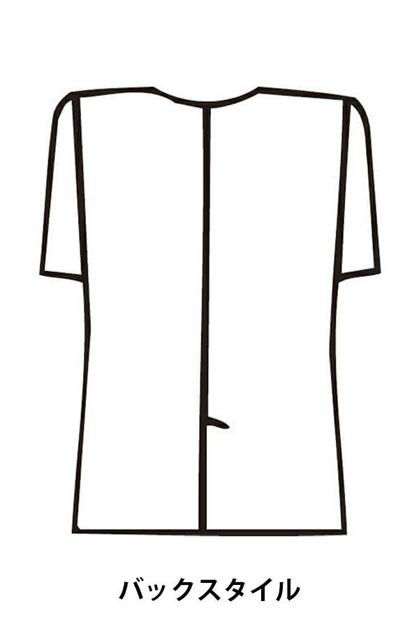 白衣　バックスタイル
