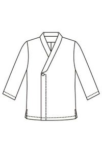 調理衣　線画